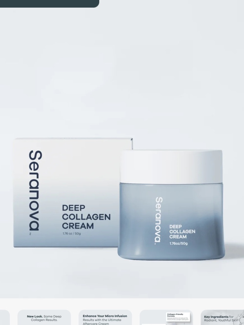Seranova Deep Collagen Cream 1.76 oz NWT
